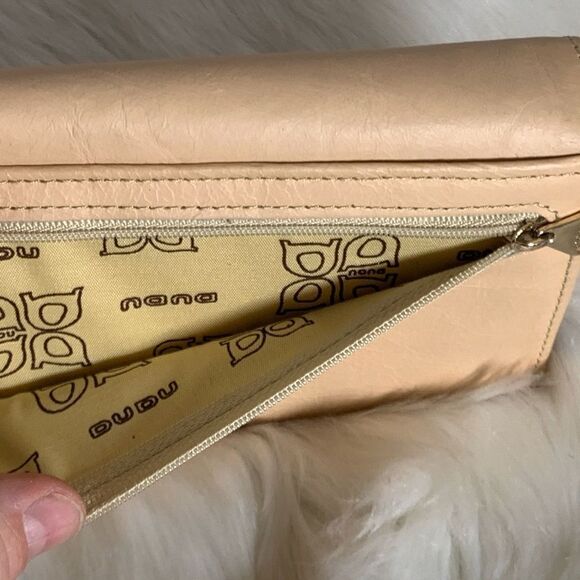 Dudu Pale Peach Leather Wallet - Picture 3 of 7